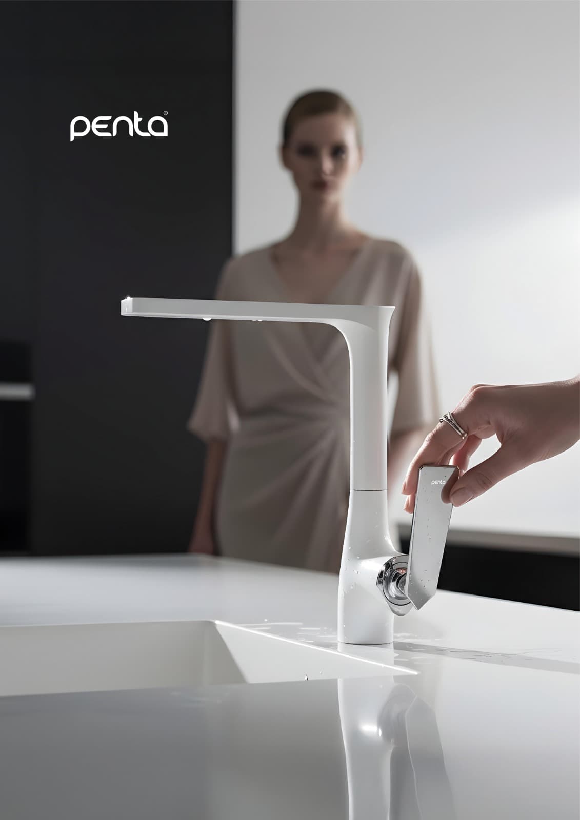 Elevate your experience with sophisticated luxury by Penta Bathroom and indulge in unparalleled elegance