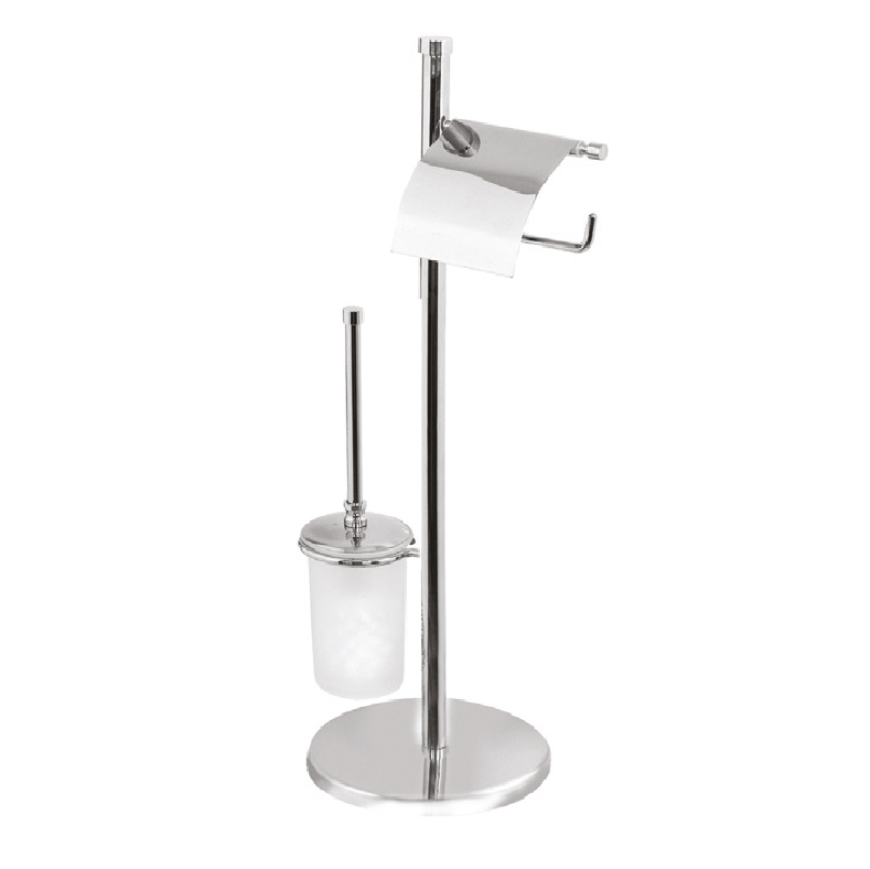 108705 Standing Set (Toilet Roll Holder-Brushholder)