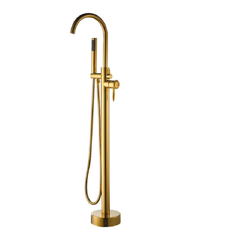 2413H Bosphorus Gold Bathtub Faucet (Floor-Mounted)