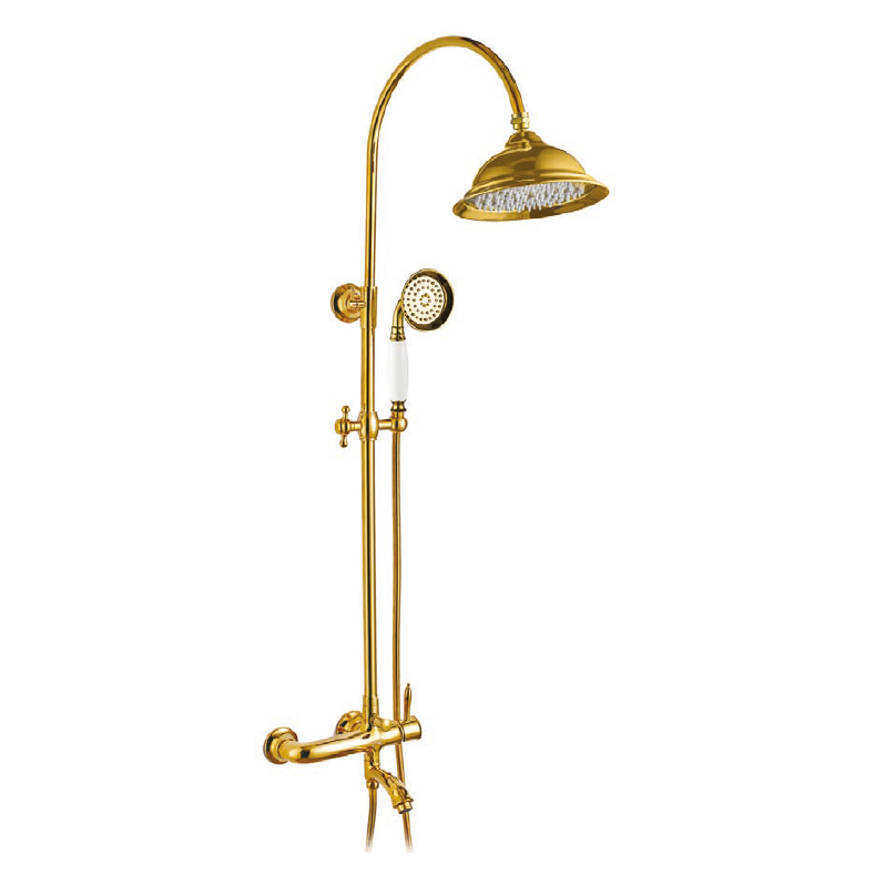 2414 Bosphorus Gold Concealed Shower System