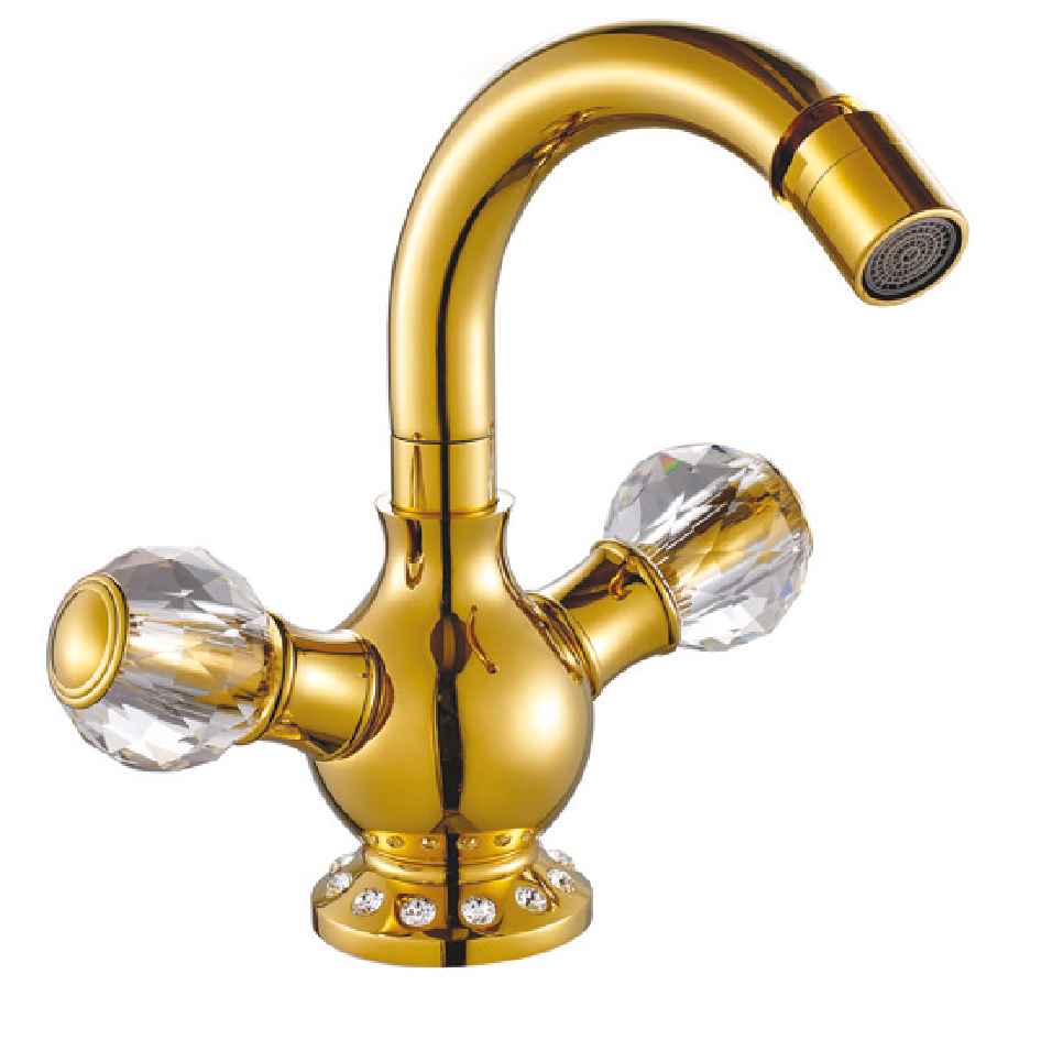 3506 Anatolia Gold Crystal Bidet Faucet (Mixer)