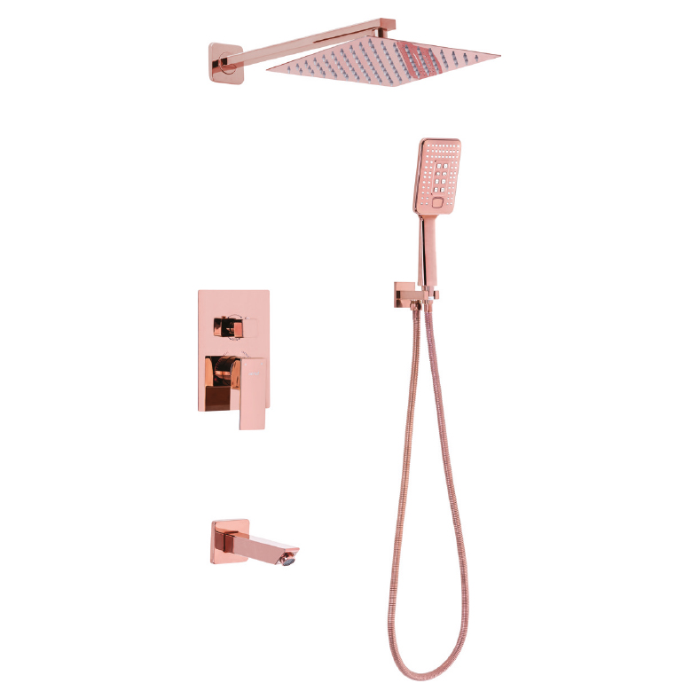 4419 Wall-Mounted Concealed Shower System (6) (Square)