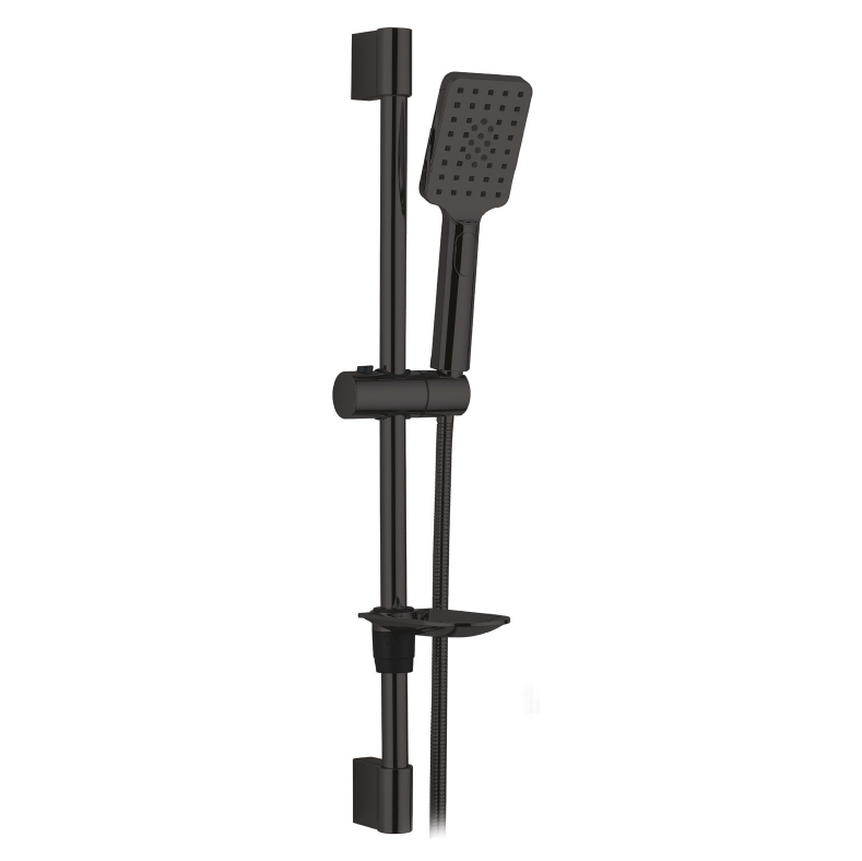 6119B Sliding Shower Set (Black)