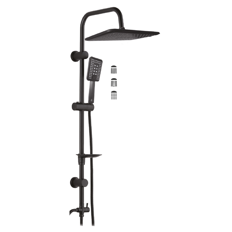 6976B Rain Shower System (Black)