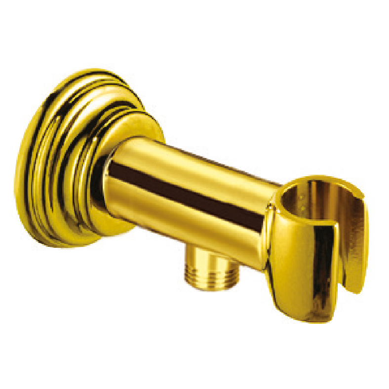 866G Bosphorus Gold Wall-Mounted Shower Head Holder