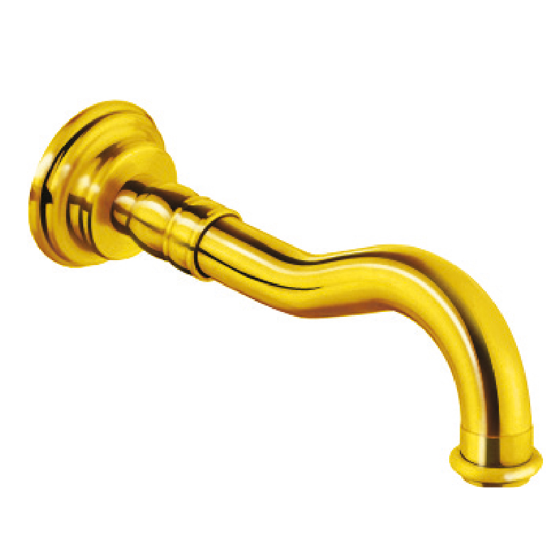 B07G Bosphorus Gold Wall-Mounted Bath Spout