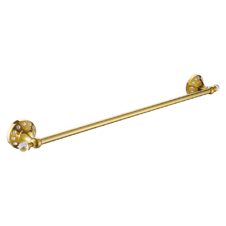 Pgc3502 Anatolia Gold Crystal Tall Towel Rail