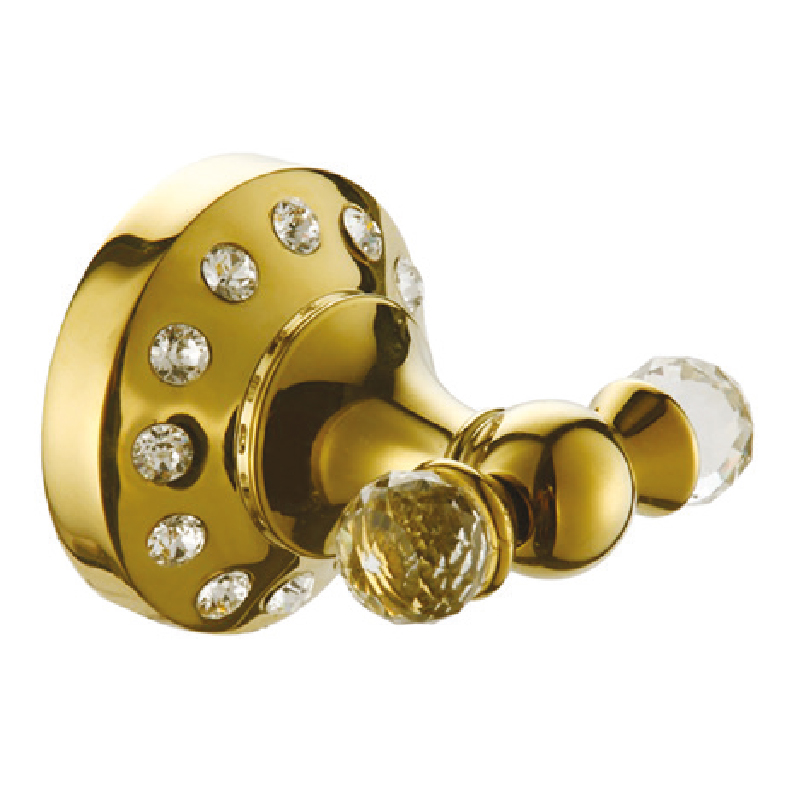 Pgc3508 Anatolia Gold Crystal Bathroom Hook