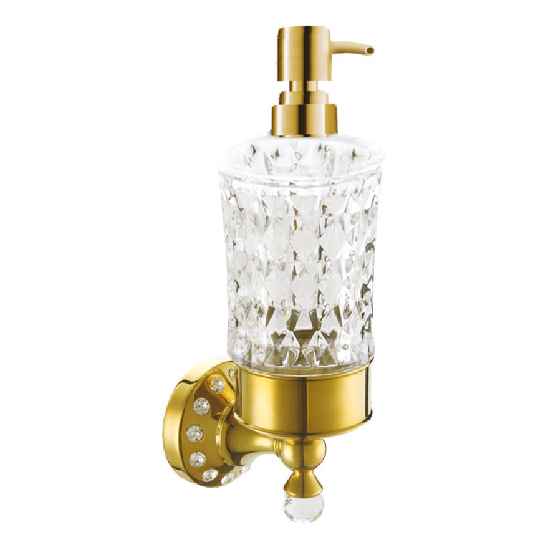 Pgc3524 Anatolia Gold Crystal Liquid Soap Holder