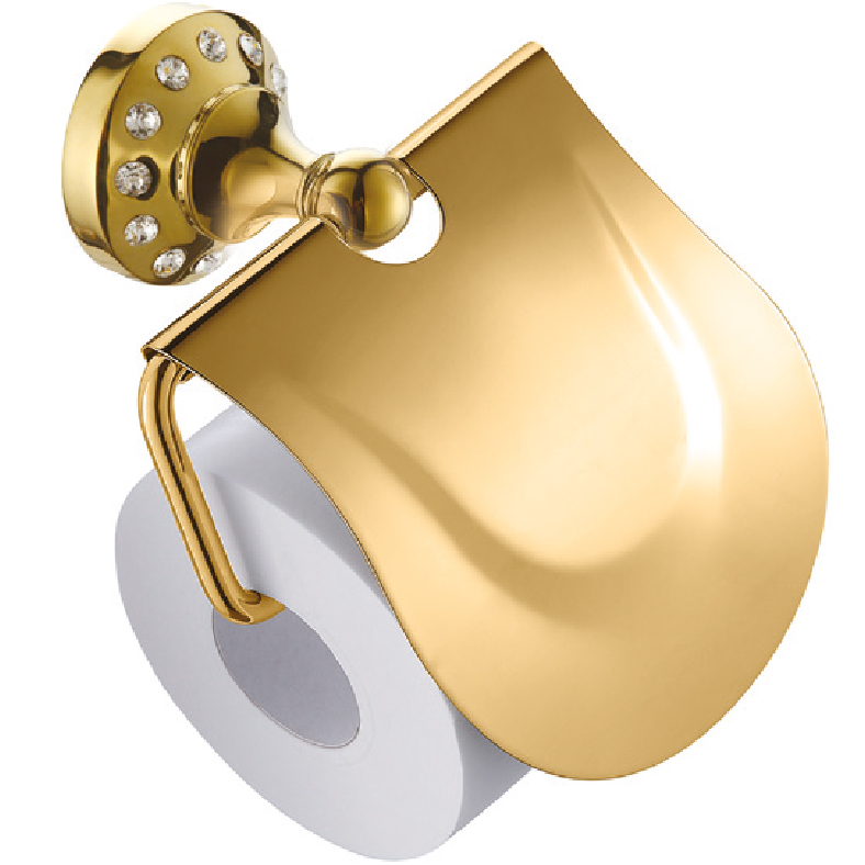 Pgc3550 Anatolia Gold Crystal Toilet Roll Holder