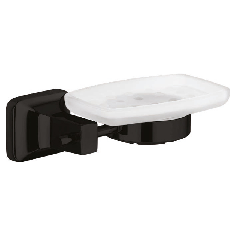 Plfb654 Leaf Soap Holder (Black)