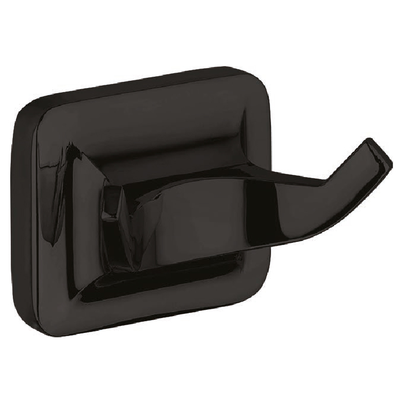 Plfb658 Leaf Couple Bathroom Hook (Black)