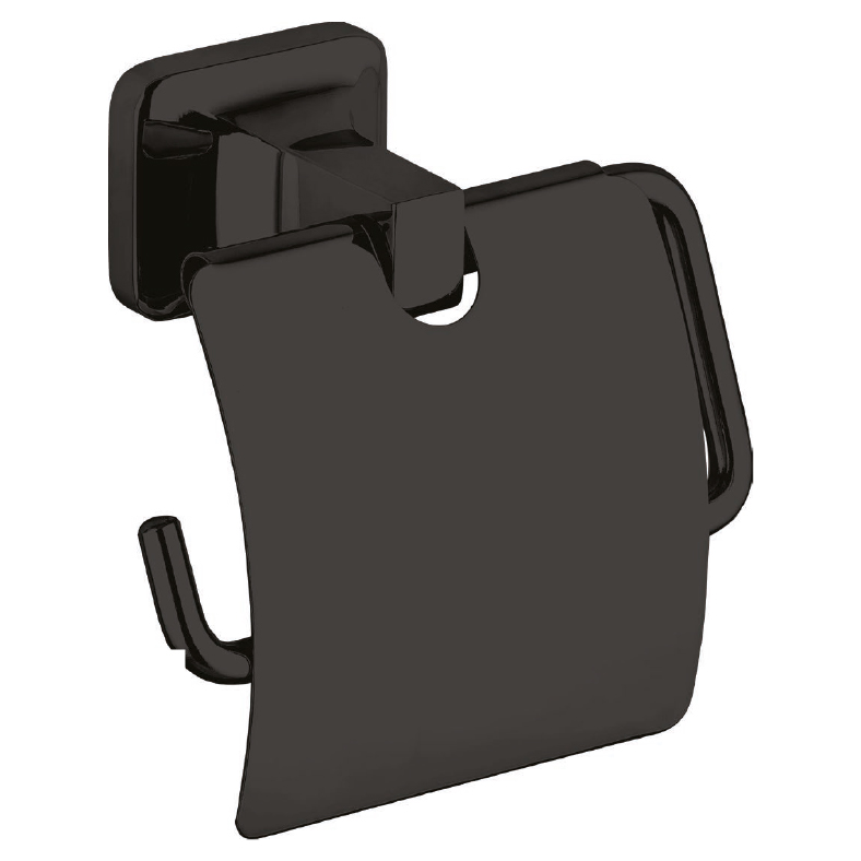 Plfb660 Leaf Toilet Roll Holder (Black)