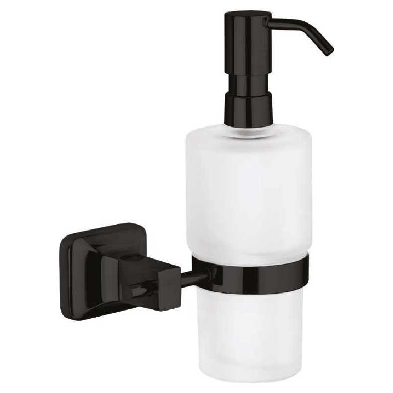 Plfb664 Leaf Liquid Soap Holder (Black)