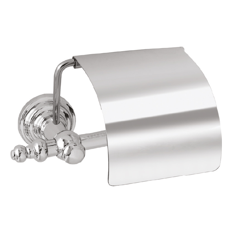 Pmc2610 Mira Chrome Toilet Roll Holder (Covered)