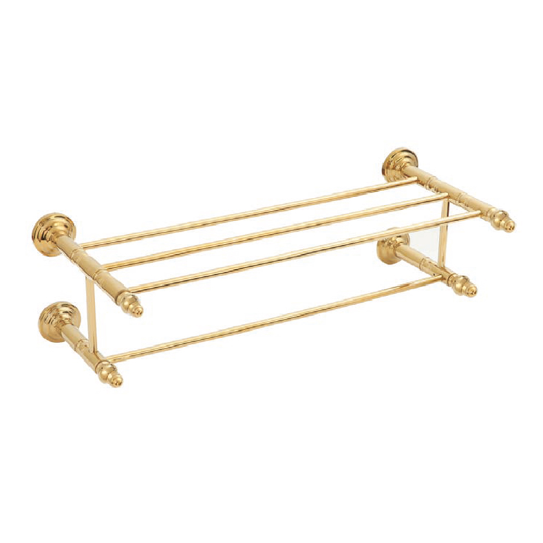 Pmg2662R Mira Gold Shelf Towel Rail / 60Cm