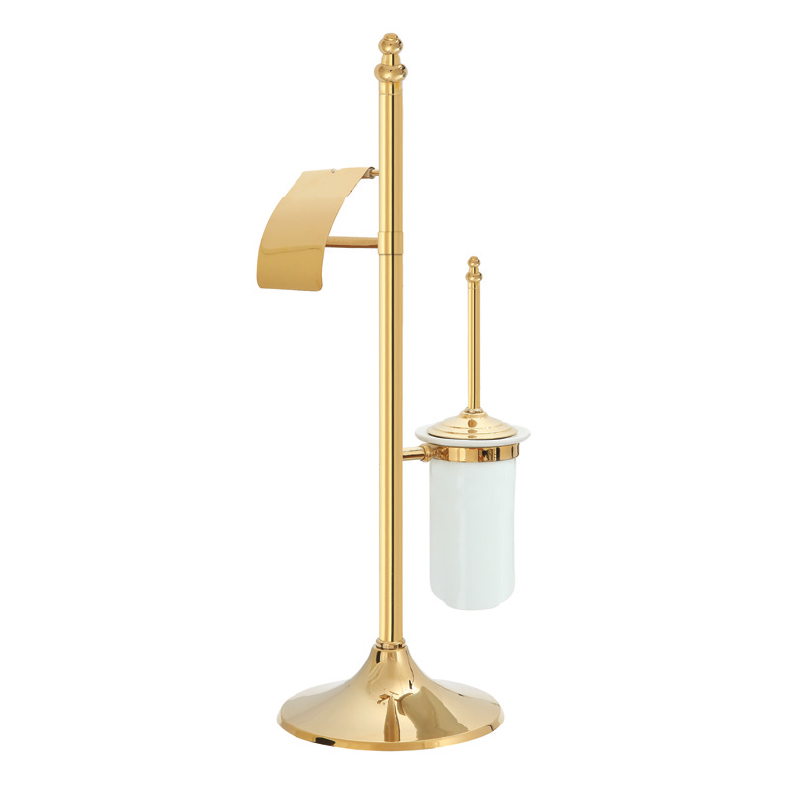 Pmg2669 Mira Gold Toilet Roll Holder Set