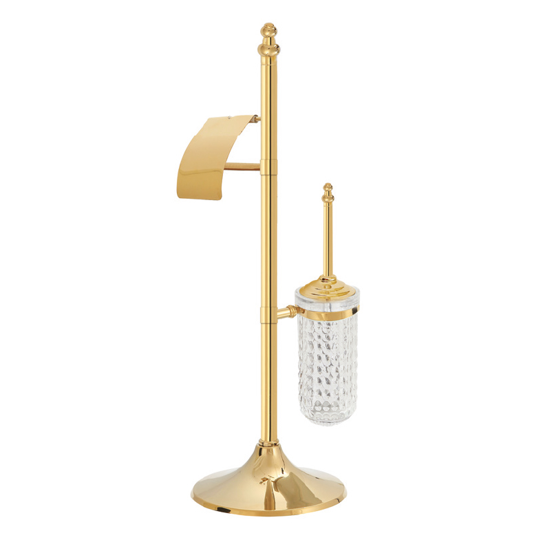 Pmg2669C Mira Gold Toilet Roll Holder Set