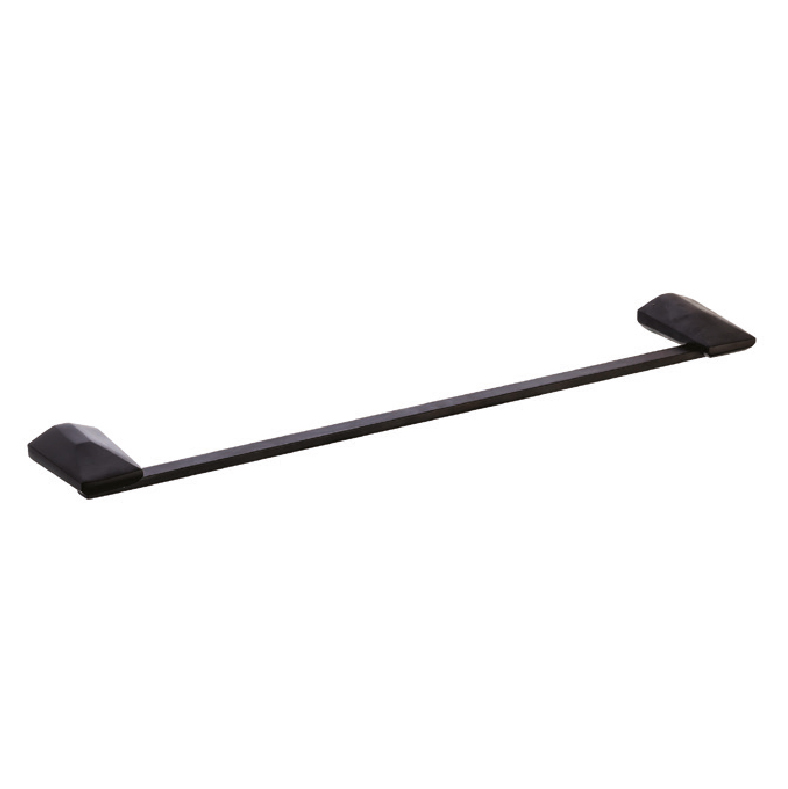 Pnm4852 Nova Black Tall Towel Rail