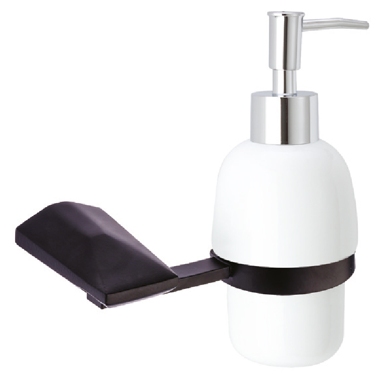 Pnm4854A Nova Black Liquid Soap Holder (Ceramic)