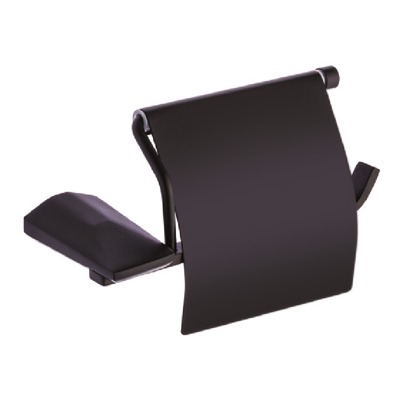 Pnm4860 Nova Black Toilet Roll Holder