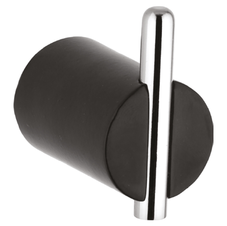 Pnt1807 Penart Bathroom Hook (Chrome-Black)