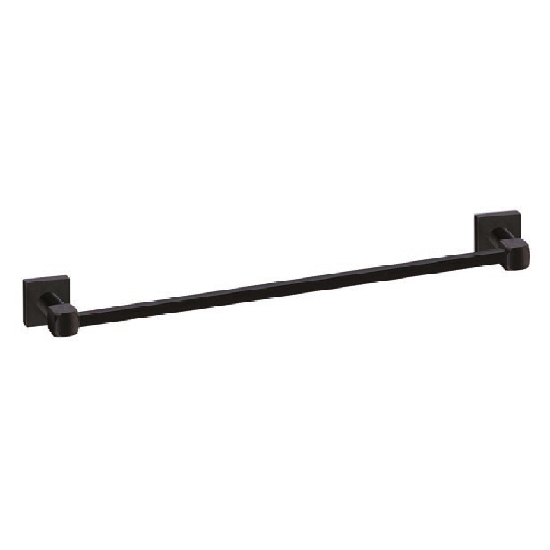 Pvb2702 Valent Black Tall Towel Rail / 40cm