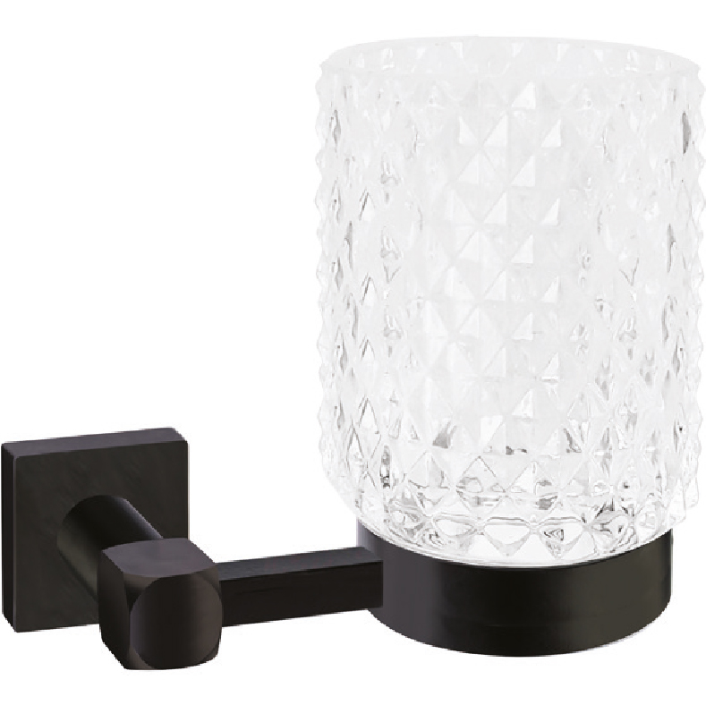 Pvb2706 Valent Black Toothbrush Holder