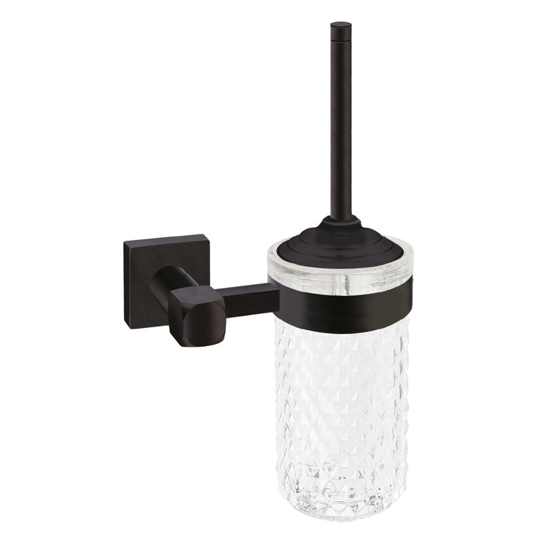 Pvb2713 Valent Black Toilet Brush Holder