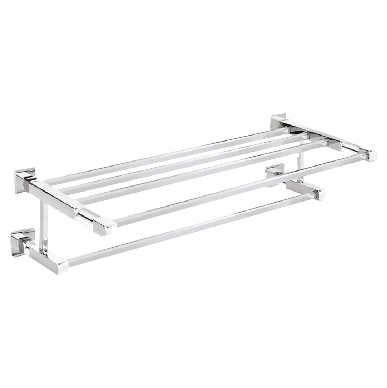 Pvc2742R Valent Shelf Towel Rail / 60Cm