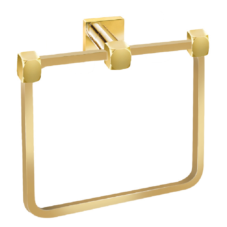 Pvg2763 Valent Gold Round Towel Rail