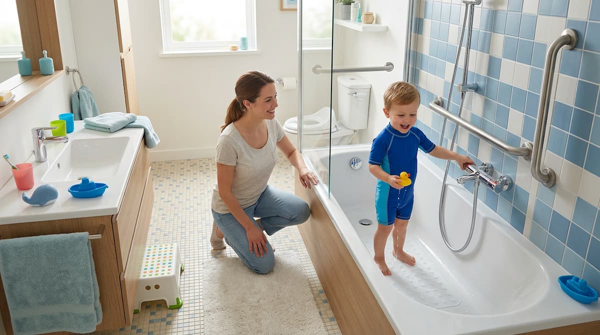Çocuklu Evler İçin Banyo Güvenliği Rehberi: Ebeveynlerin Dikkat Etmesi Gerekenler
