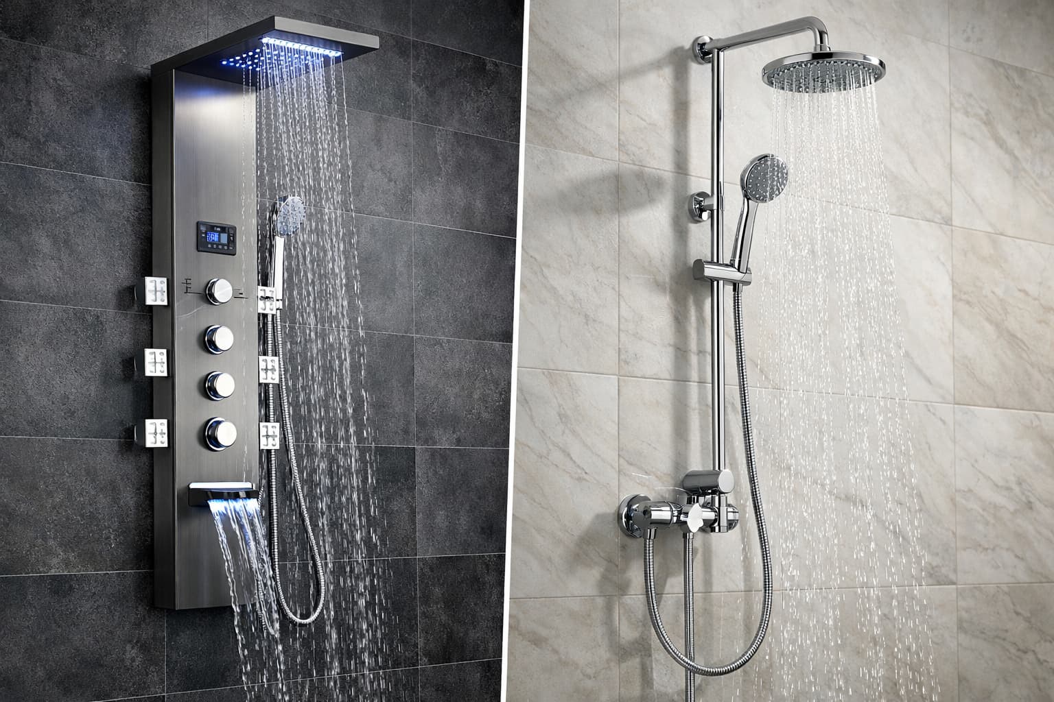 Duş Paneli mi Duş Seti mi? Banyolar İçin Hangisi Daha Avantajlı?