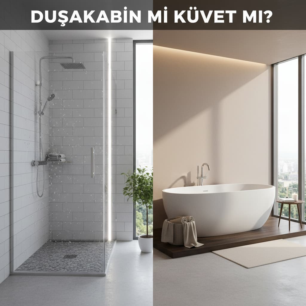 Duşakabin mi Küvet mi? Hangi Banyo Çözümü Daha Avantajlı?
