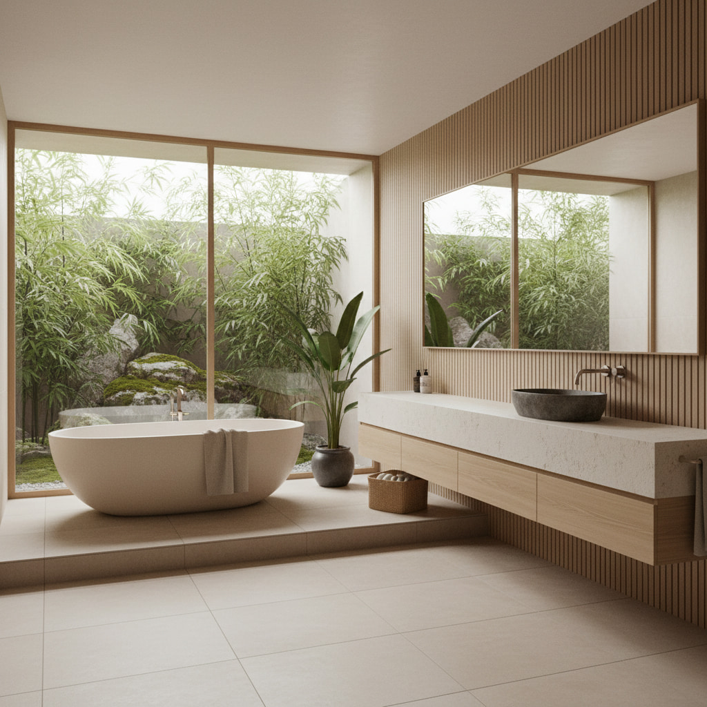 Banyonuzda Zen ve Fonksiyonellik: Japandi Akımı Nedir ve Nasıl Uygulanır?
